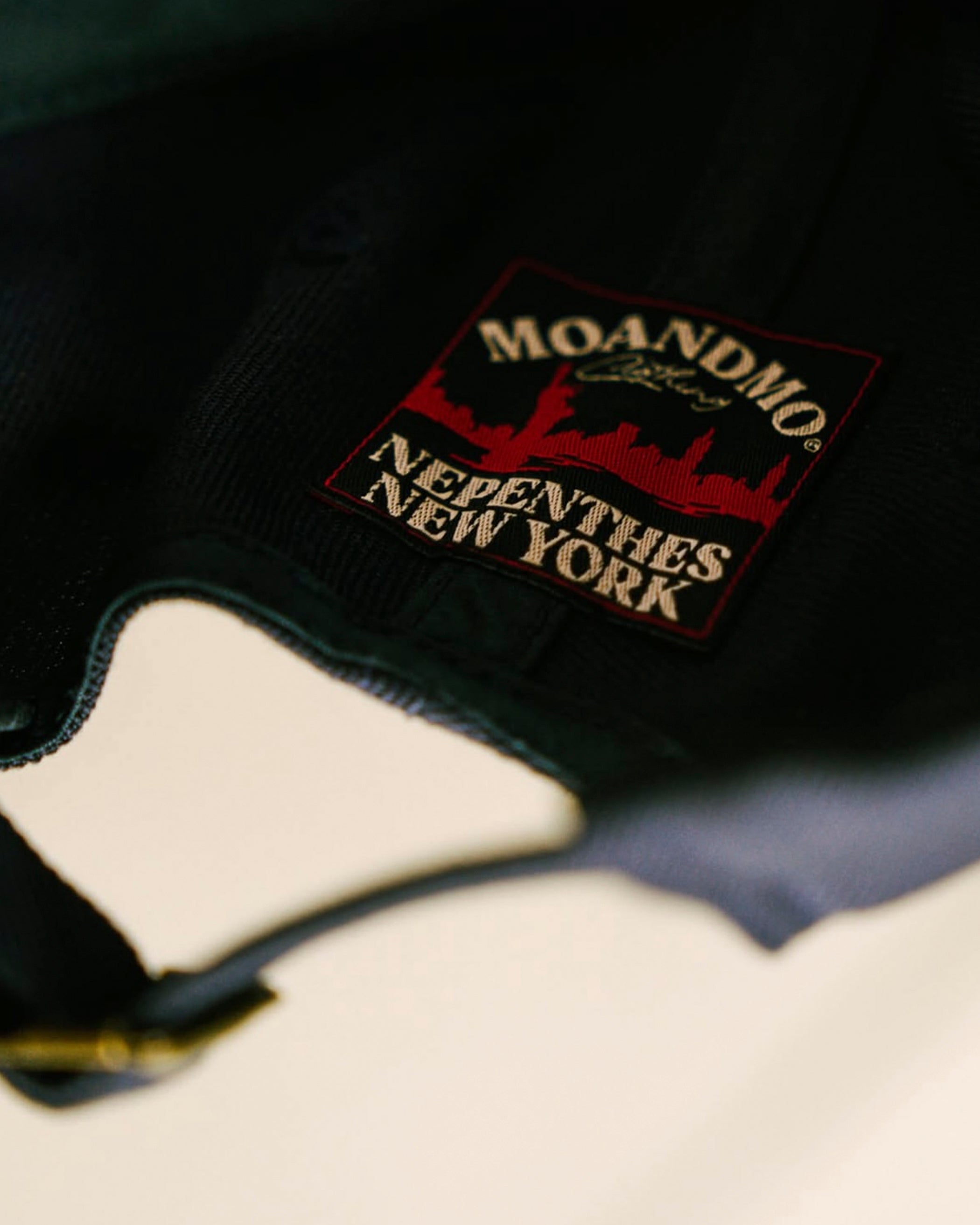 MOANDMO × Nepenthes New York – “N” Logo Cap Collaboration 2025