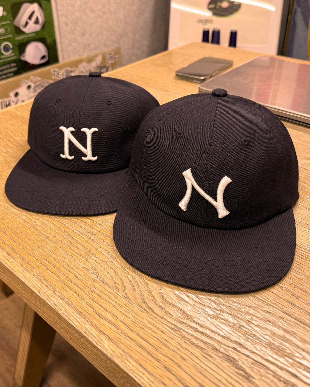 "Nepenthes New York "N" logo Cap Collaboration"